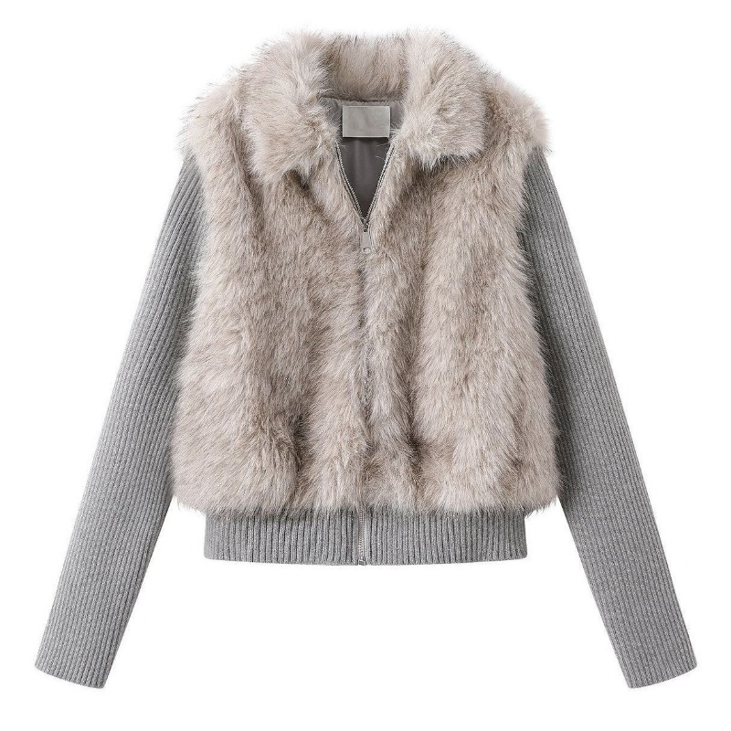 Streetwear Brand Clothing - Winter Faux Fur Jacket Women Fur