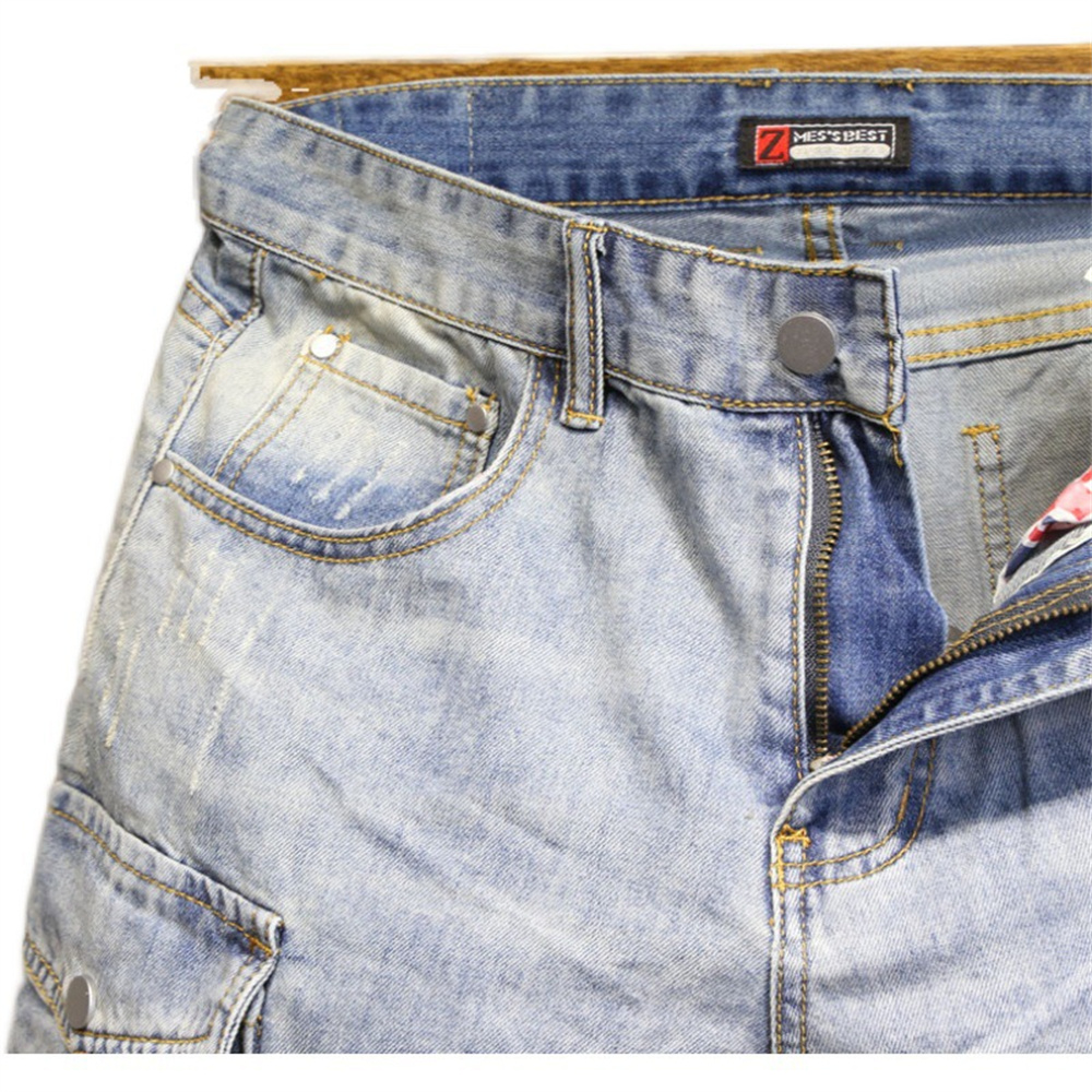 Fashion Brand Men Jeans Shorts - Streetwear Brand Denim 评论和价格