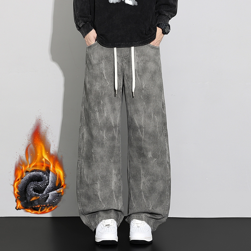 2026 Men's Loose Cotton Pants  - Streetwear Brand Clothing 评论和价格