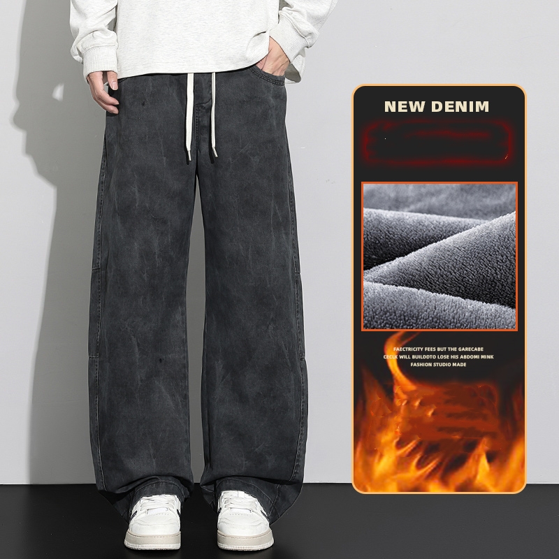 2026 Men's Loose Cotton Pants  - Streetwear Brand Clothing 评论和价格