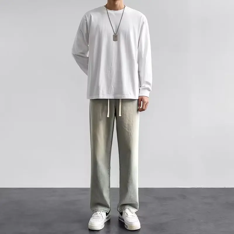 Korean Style Streetwear New Fa - Streetwear Brand Denim 评论和价格