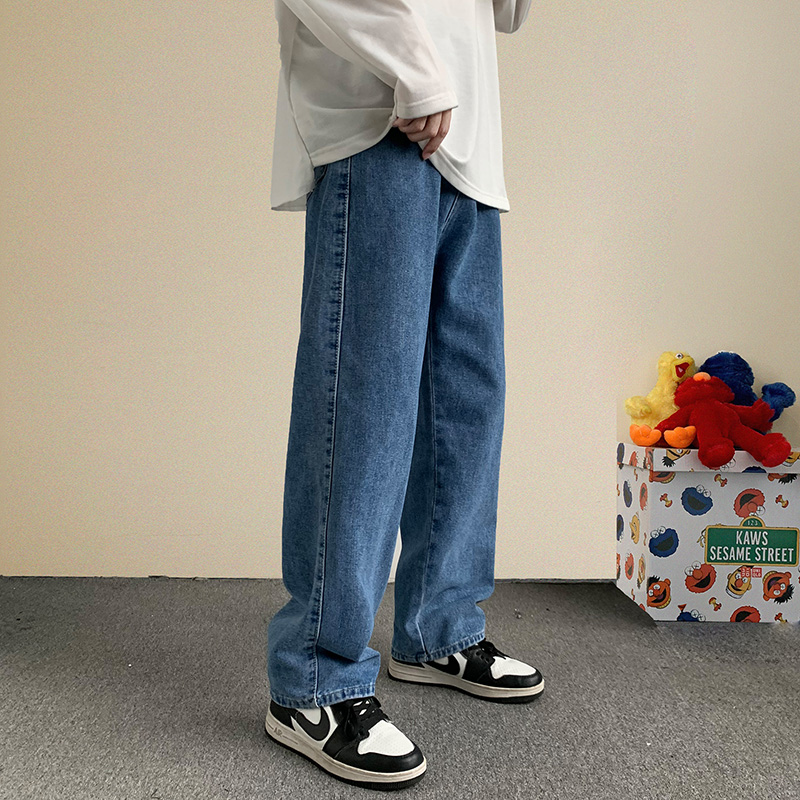 New Streetwear Baggy Jeans Men - Streetwear Brand Denim 评论和价格