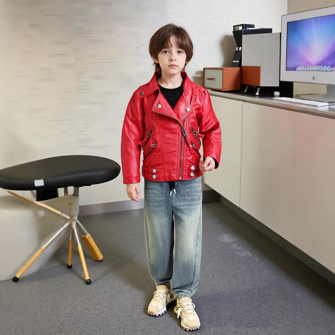 Kids Street Photography Wear 2 - Streetwear Brand Red Logo 评论和价格